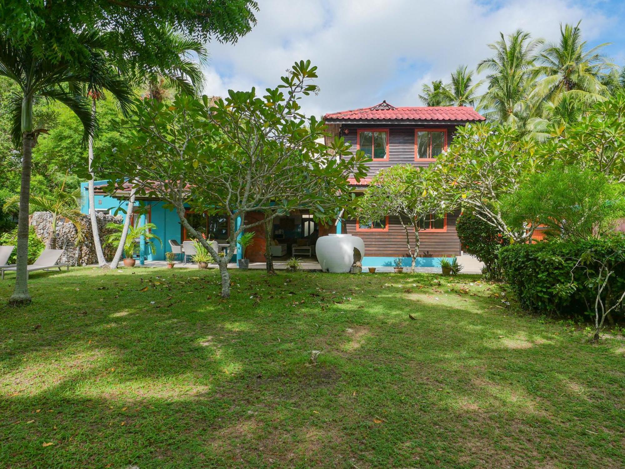 The Wooden Beach House 3Br - Sunset Beach Garden Taling Ngam Beach Kültér fotó