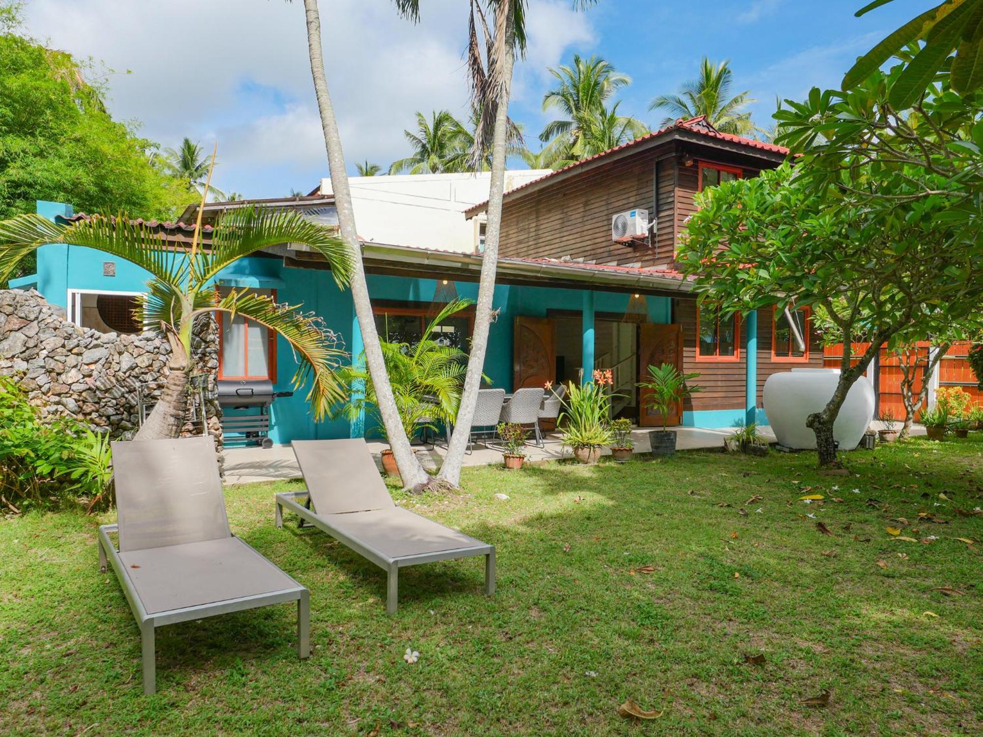 The Wooden Beach House 3Br - Sunset Beach Garden Taling Ngam Beach Kültér fotó